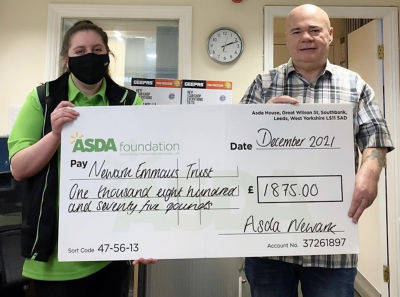 £1875.00 Run For All Creative Grant | Asda Newark