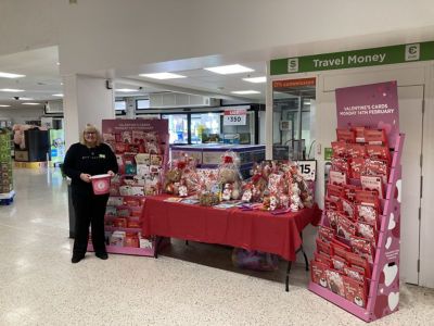 Tickled pink Valentine’s Day  | Asda South Woodham Ferrers