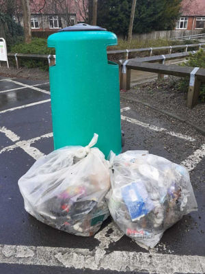 Putting rubbish in its place #bin | Asda Gosforth
