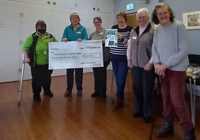 Cheque presentation & time to talk afternoon  | Asda Falmouth