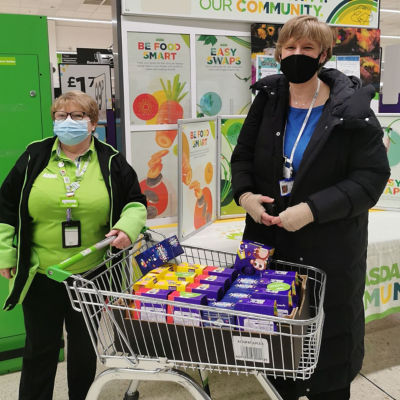 Easter Egg donations for CrossReach | Asda Falkirk