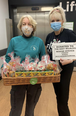 Donation to The Kent Wildlife Rescue Service  | Asda Sittingbourne
