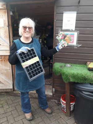 Donation of gardening materials to Papworth trust | Asda Eastgate