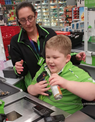 Jacob Shepherd at Asda Swinton