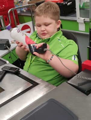 Jacob Shepherd at Asda Swinton