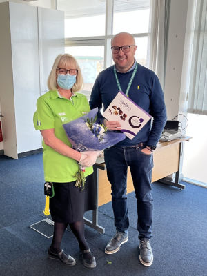 Tina retires after 33 years of service | Asda Great Bridge