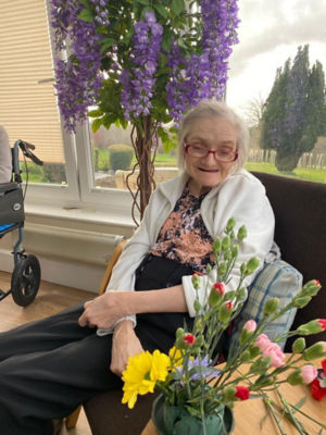 Flower arranging at The Grange nursing home | Asda Basingstoke