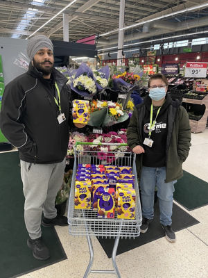 Donation of Easter eggs To Swindon Trailblazer | Asda Swindon Haydon