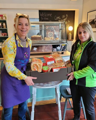 Better Days Cafe donation | Asda Newport Isle of Wight