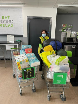 Aid for Ukraine 🇺🇦  | Asda Tilbury
