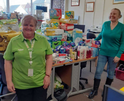 Colleague collection for Ukraine  | Asda Gosforth
