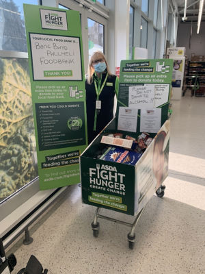 Food bank donations | Asda Pwllheli