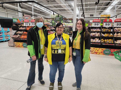 Raising money for Ukraine | Asda Worcester