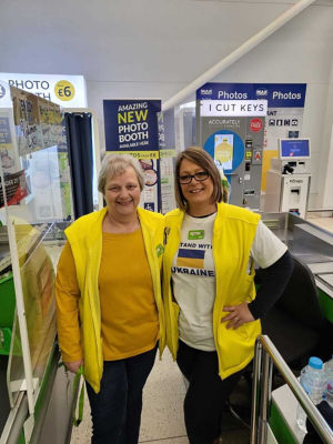 Raising money for Ukraine | Asda Worcester