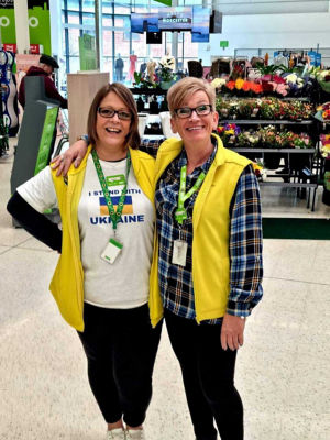 Raising money for Ukraine | Asda Worcester