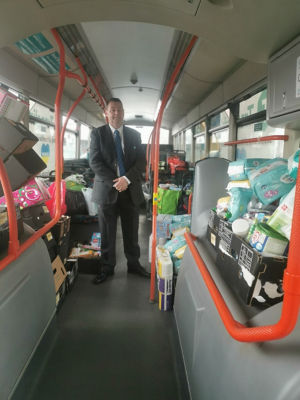 Ukraine donations via Transklink | Asda Dundonald