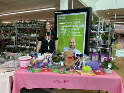 Tickled Pink fundraising | Asda Longwell Green