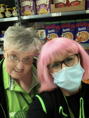Tickled Pink fundraising at Asda Pwllheli  | Asda Pwllheli