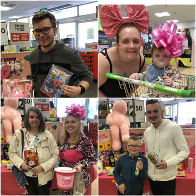 Tickled Pink fundraising | Asda Waterlooville