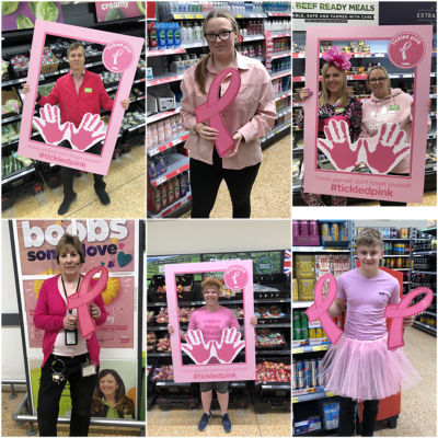 Tickled Pink fundraising | Asda Waterlooville