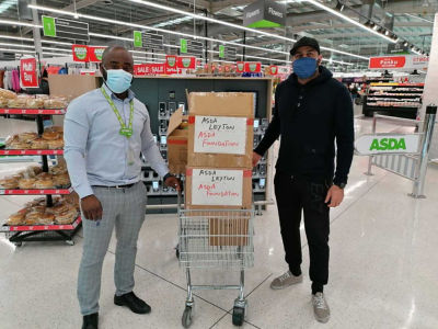 Hornsey Food Bank donation | Asda Leyton Mills