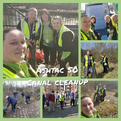 Ashton Canal Clean up | Asda Ashton