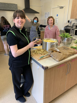 Helping out at Totton Time Bank | Asda Totton