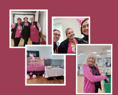 Tickled Pink bake sale | Asda Derby