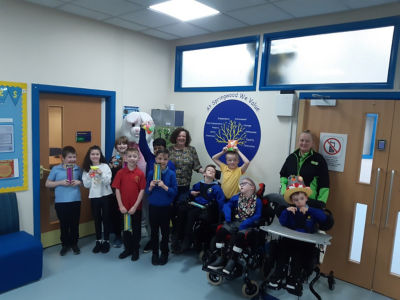 Springwood Primary School donation  | Asda Swinton