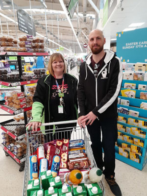 Andys Man Club Lincoln donation | Asda Lincoln North Hykeham