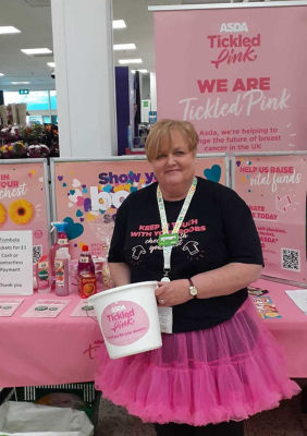 Tickled Pink fundraising in store | Asda Gosforth