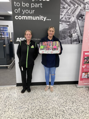 Bowman Court Easter donation | Asda Blackburn
