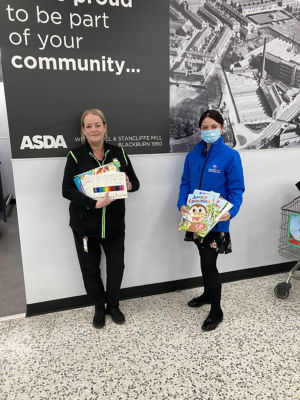 NHS Royal Blackburn Hospital donation | Asda Blackburn