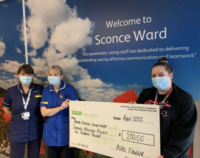 Newark Hospital Sconce Ward Dementia Activities Project | Asda Newark