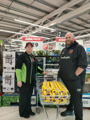 Easter egg donations made this week. | Asda Blackwood