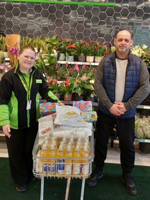 Donation of snacks and refreshments.  | Asda Dudley