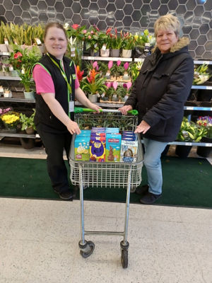 A donation of Easter eggs  | Asda Dudley