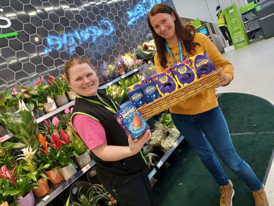 Donation of Easter eggs. | Asda Dudley