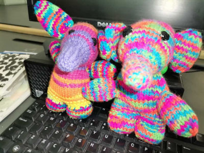 Milly's Smiles Charity Adopt an Elephant are in store raising awareness of there charity. | Asda Clayton Green