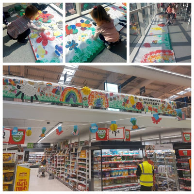 An Eggstra special banner  | Asda Toryglen