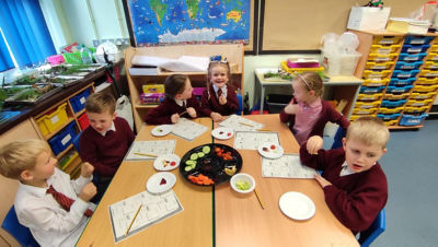 Fruit & Veg Tasting - Halsnead Primary  | Asda Huyton