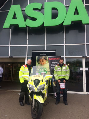 Blood Bikes support. | Asda High Wycombe