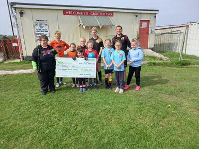 Cheque presentation  | Asda Falmouth
