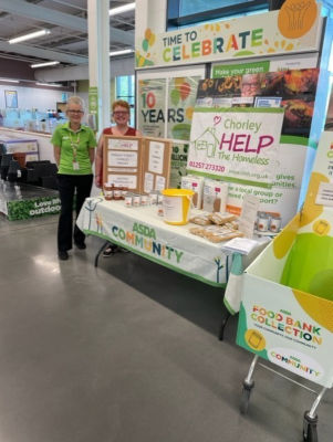 Chorley Help the Homeless Food Drive | Asda Chorley