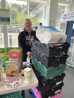 Another successful food drive | Asda Telford