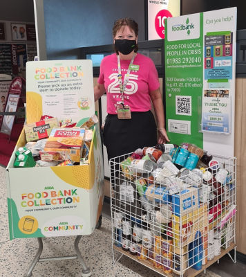 Thank you for supporting our food drive | Asda Newport Isle of Wight