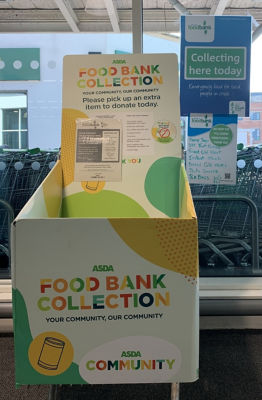 810.8kgs of donations collected during our food drive! | Asda Newark