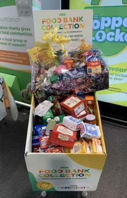 810.8kgs of donations collected during our food drive! | Asda Newark