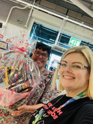 Raffle donation to From The Heart Charity  | Asda Worksop