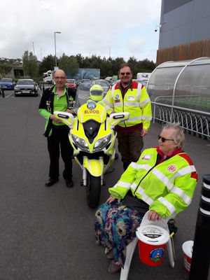 Blood Bike volunteers to the Rescue  | Asda Barnstaple